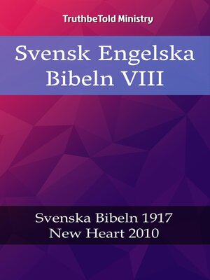 cover image of Svensk Engelska Bibeln VIII